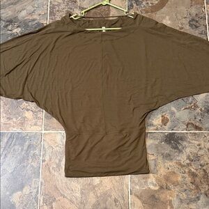 FP Movement by Free People Olive Batwing Blouse